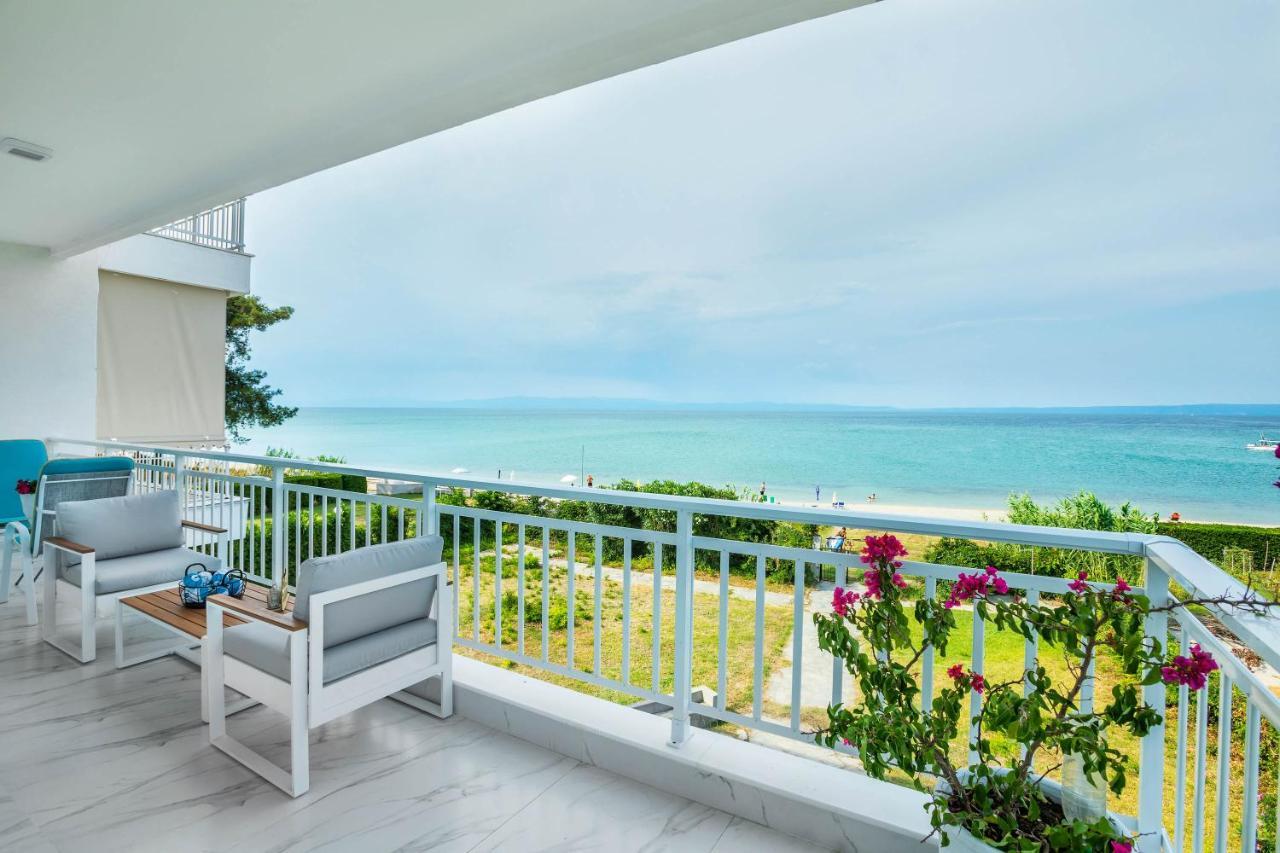 Beach Front Casa Elena Hanioti Eksteriør bilde
